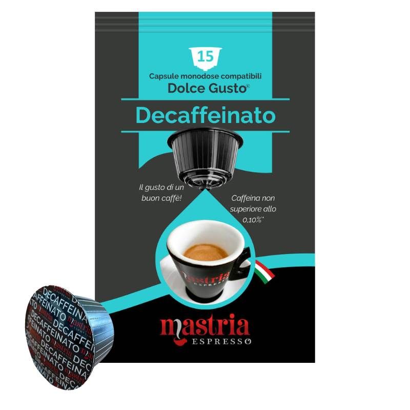 DECAFFEINATO - 15 Capsule Compatibili DOLCE GUSTO®