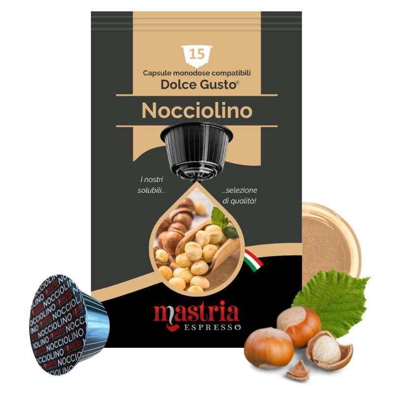 NOCCIOLINO - 15 Capsule Compatibili DOLCE GUSTO