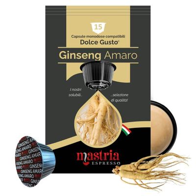 GINSENG &quot;AMARO&quot; - 15 Capsule Compatibili DOLCE GUSTO