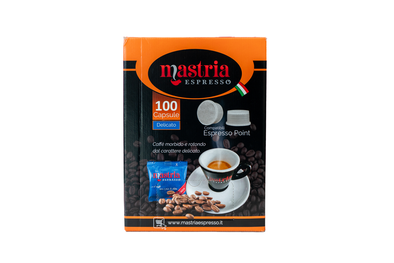 100 Capsule compatibili - ESPRESSO POINT - Gusto DELICATO