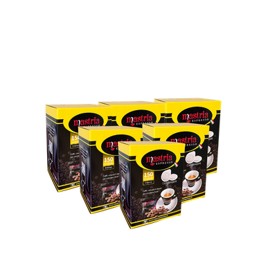 900 Cialde compostabili - Gusto INTENSO. 6 BOX DA 150