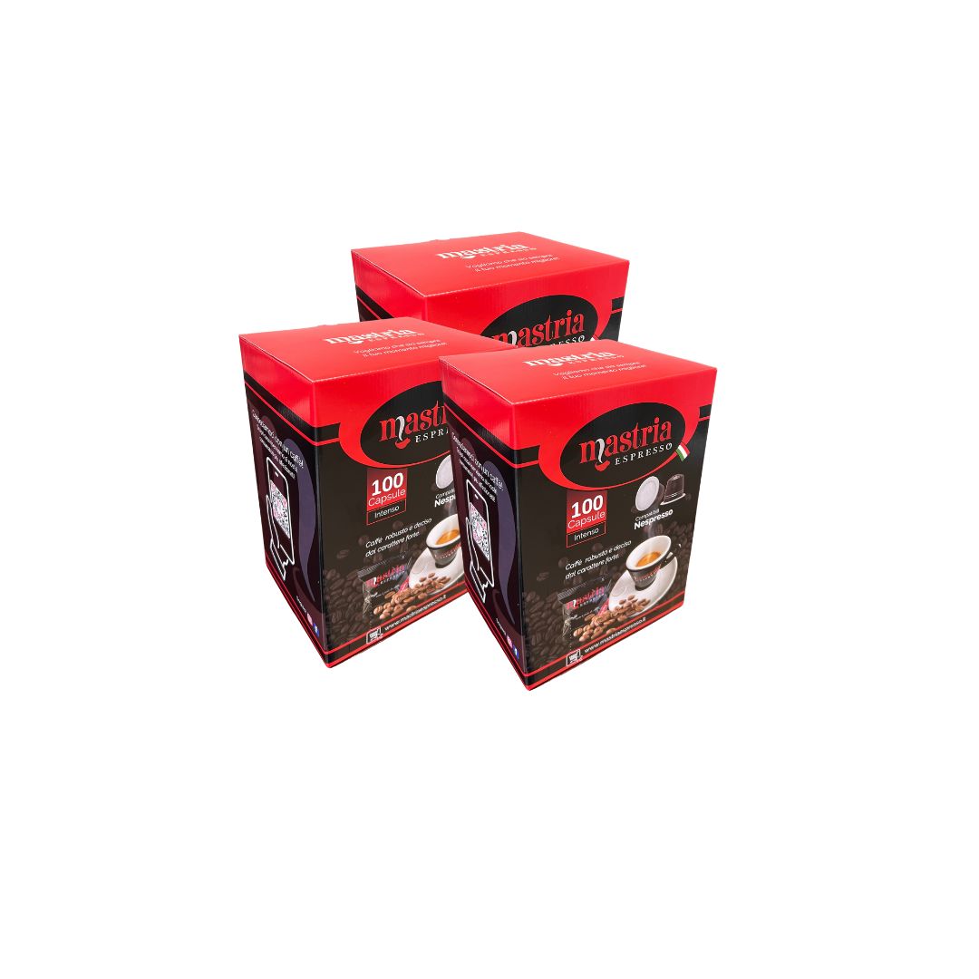 300 Capsule compatibili NESPRESSO - Gusto INTENSO