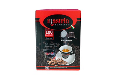 100 Capsule Compatibili NESPRESSO - Gusto INTENSO