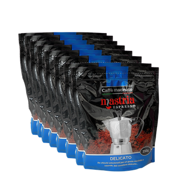 Caffè MACINATO - Gusto DELICATO - 8 Confezioni da 250g