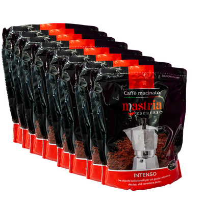 Caffè MACINATO - Gusto INTENSO - 8 Confezioni da 250g