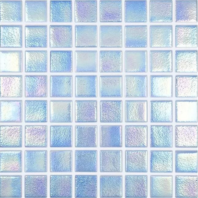 MOSAICO ESPAÑOL AZURE TORNASOL NACAR MALLA VIDREPUR