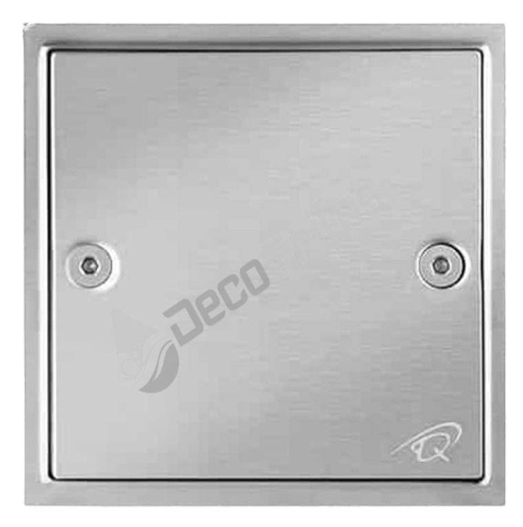 DESAGUE / REJILLA / CENTRO PISO QUALITY METAL, Medidas:: 10x10cm, Acabado:: Satinado