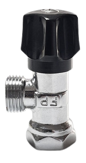 LLAVE DE ARRESTO FUNDICION PACIFICO, Modelo:: 1/2&quot; x 1/2&quot; Manilla Black