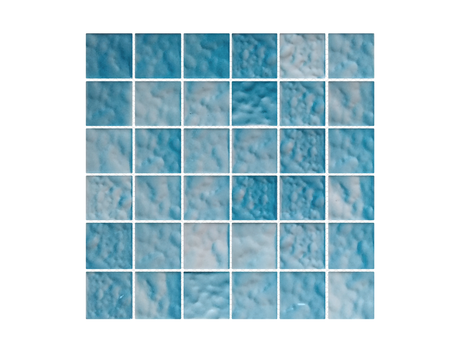 MOSAICO MALLA ITALIANO PISCINA Y SPA BREZZA, Modelo:: Waves Ligth Blue