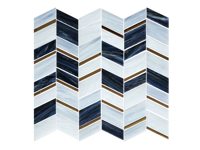 MOSAICO MALLA ITALIANO SUITE NERO GOLDEN BREZZA