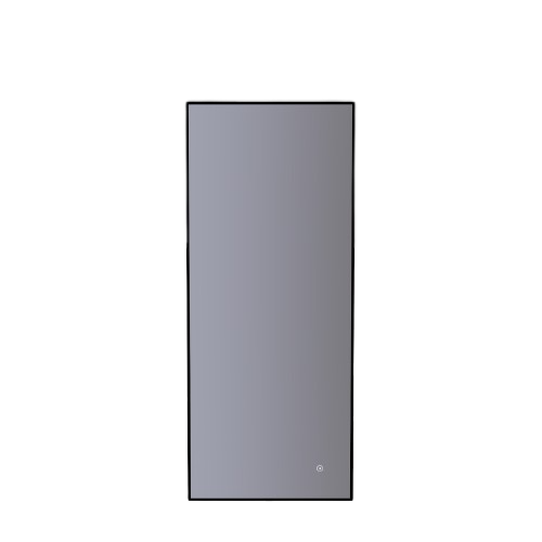 ESPEJO LED RECTANGULAR KUBE NOVA, Acabado:: Negro Mate, Modelo:: Táctil