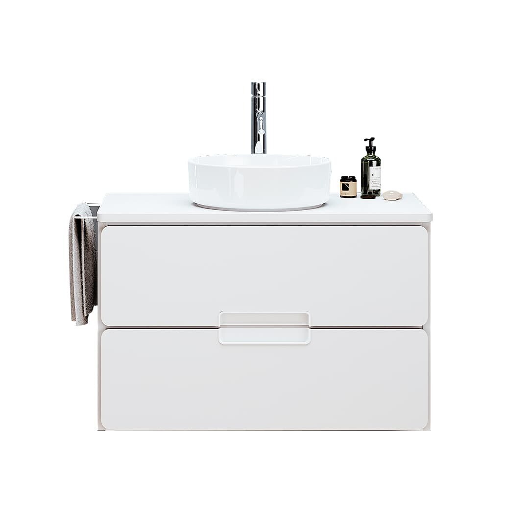 MUEBLE DE BAÑO KUBO, Medidas:: 60cm, Acabado:: Blanco