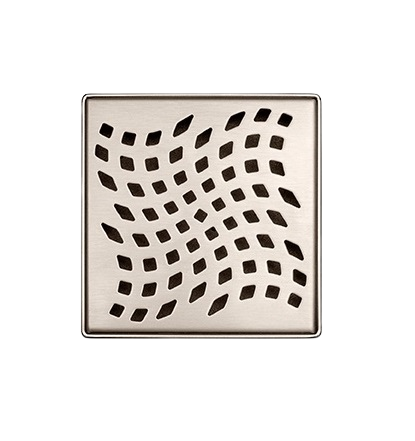 DESAGUE / REJILLA / CENTRO PISO UNIQUE, Medidas:: 10x10cm, Acabado:: Satinado