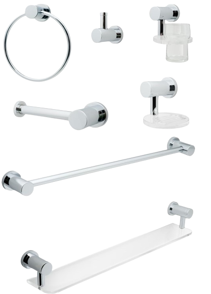 SET DE ACCESORIOS DE BAÑO G.O LIMITED FUNDICION PACIFICO