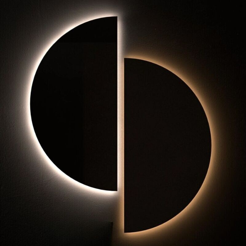 ESPEJO LED REDONDO DOBLE LUNA ECO