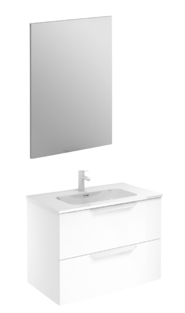 MUEBLE DE BAÑO URBAN 80CM ROYO, Acabado:: Blanco Mate