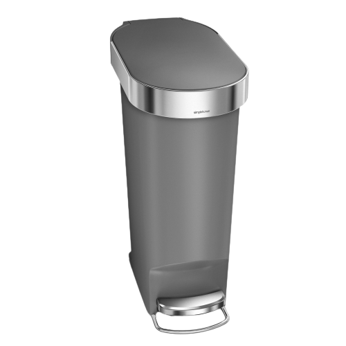 PAPELERA SIMPLEHUMAN, Acabado:: Gris Mate