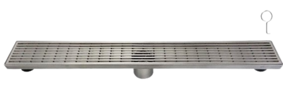 DESAGUE / REJILLA / CENTRO PISO DECORATIVA FUNDICION PACIFICO