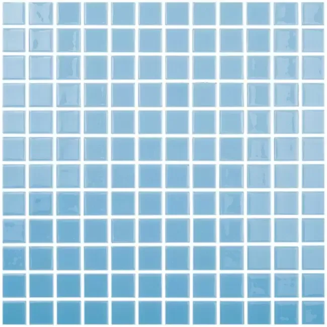 MOSAICO ESPAÑOL TURQUESA MALLA VIDREPUR