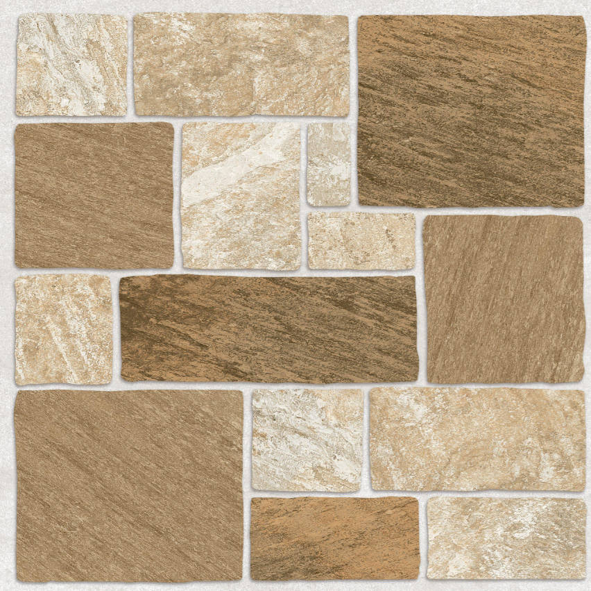 CERAMICA TOLU BEIGE PIEDRAS RUSTICO 51X51CM CERCASTEL