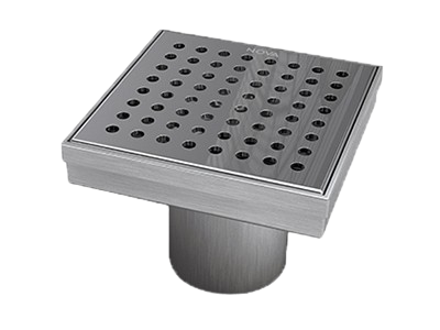 DESAGUE / REJILLA / CENTRO PISO AQUAFLOW V SQ DOTS ROUND 10X10CM NOVA