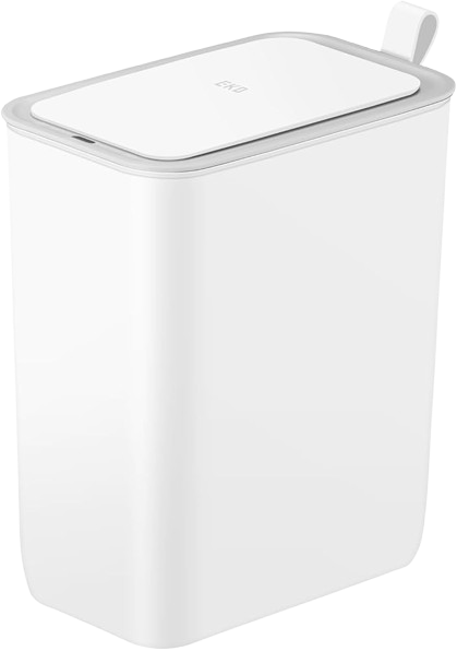 PAPELERA CON SENSOR 8L EKO, Acabado:: Blanco Mate