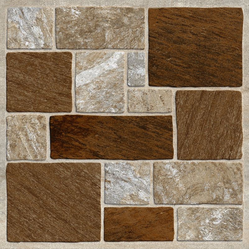 CERAMICA TOLU CAFE PIEDRAS RUSTICO 51X51CM CERCASTEL