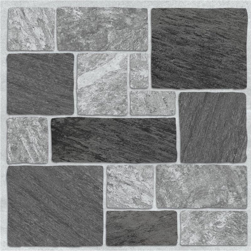 CERAMICA TOLU GRIS PIEDRAS RUSTICO 51X51CM CERCASTEL