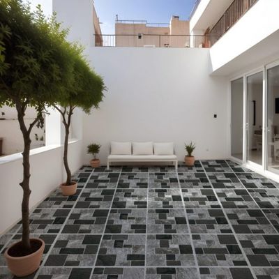 CERAMICA TOLU GRIS PIEDRAS RUSTICO 51X51CM CERCASTEL