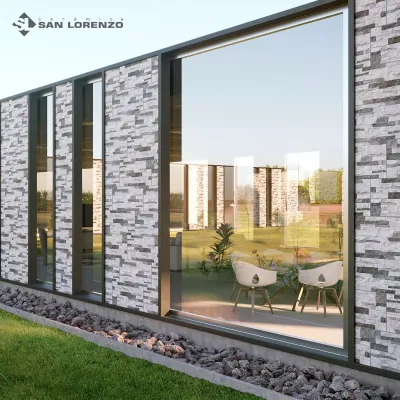 CERAMICA PARED SALITRE GRIS 31X60CM EUROCERAMICA