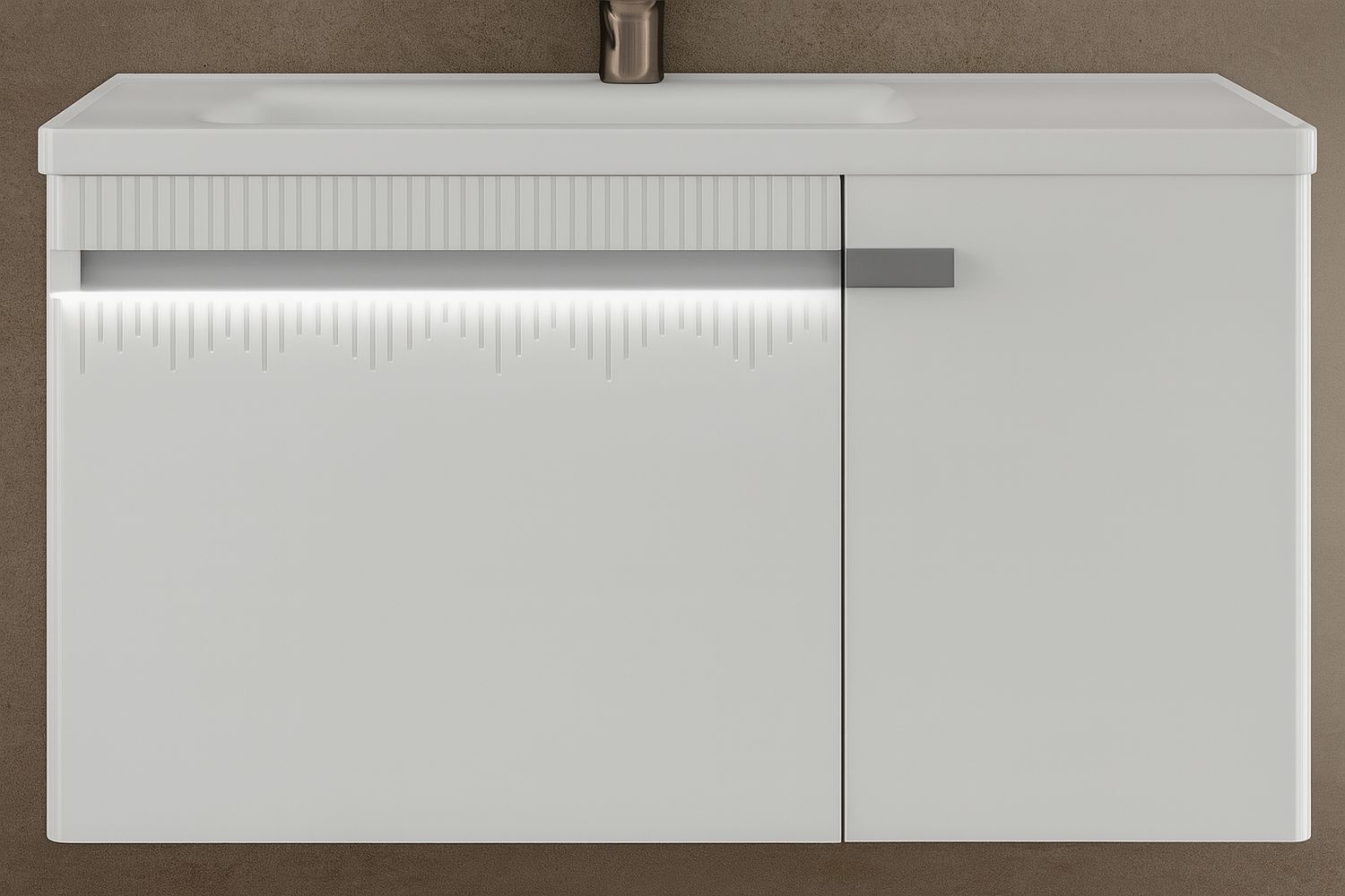 MUEBLE DE BAÑO 80CM BLANCO RIVER