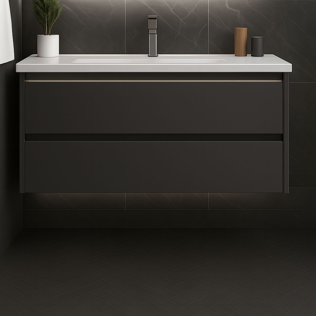 MUEBLE DE BAÑO 60CM GRIS OSCURO RIVER