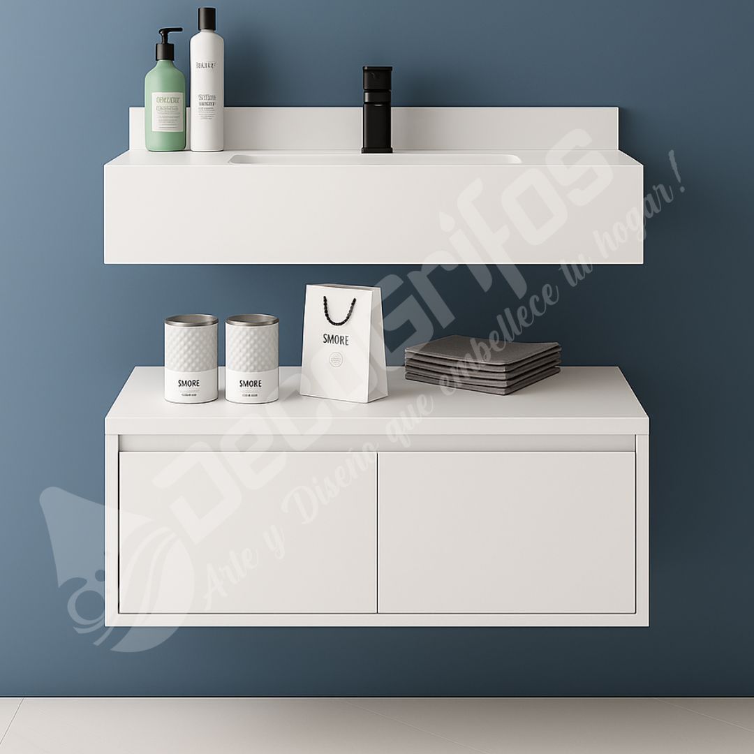 MUEBLE DE BAÑO 60CM HILTON BLANCO RIVER