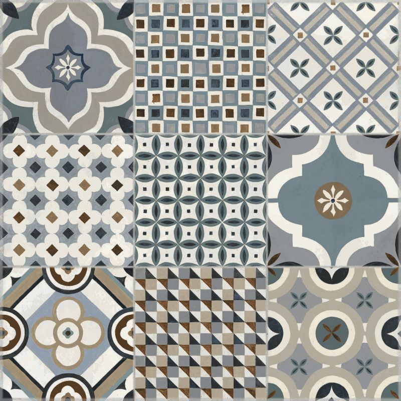 PORCELANATO 60X60CM HYDRA GRECO ARGENTA