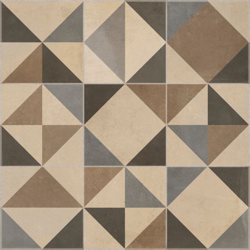 PORCELANATO 60X60CM ORNAMENT PATTERN ARGENTA