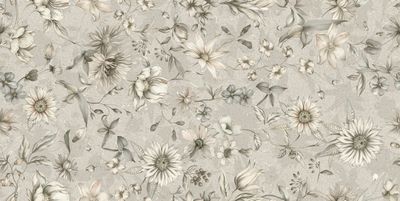 PORCELANATO 60X120CM KENZO SPRING IVY ARGENTA