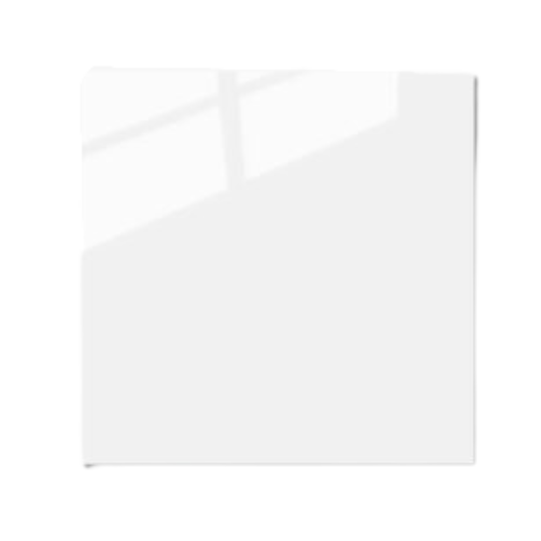 PORCELANATO 60X60CM PLAIN WHITE INDIA