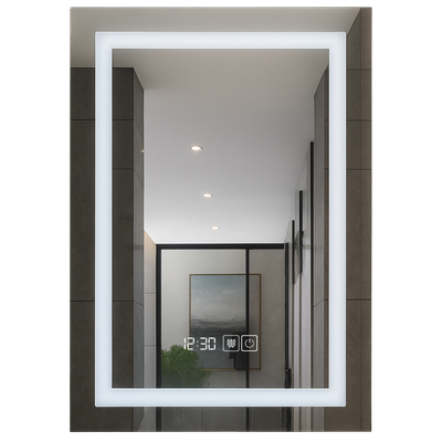 ESPEJO LED RECTANGULAR 45X60CM 60X80CM MIRAGE RIVER