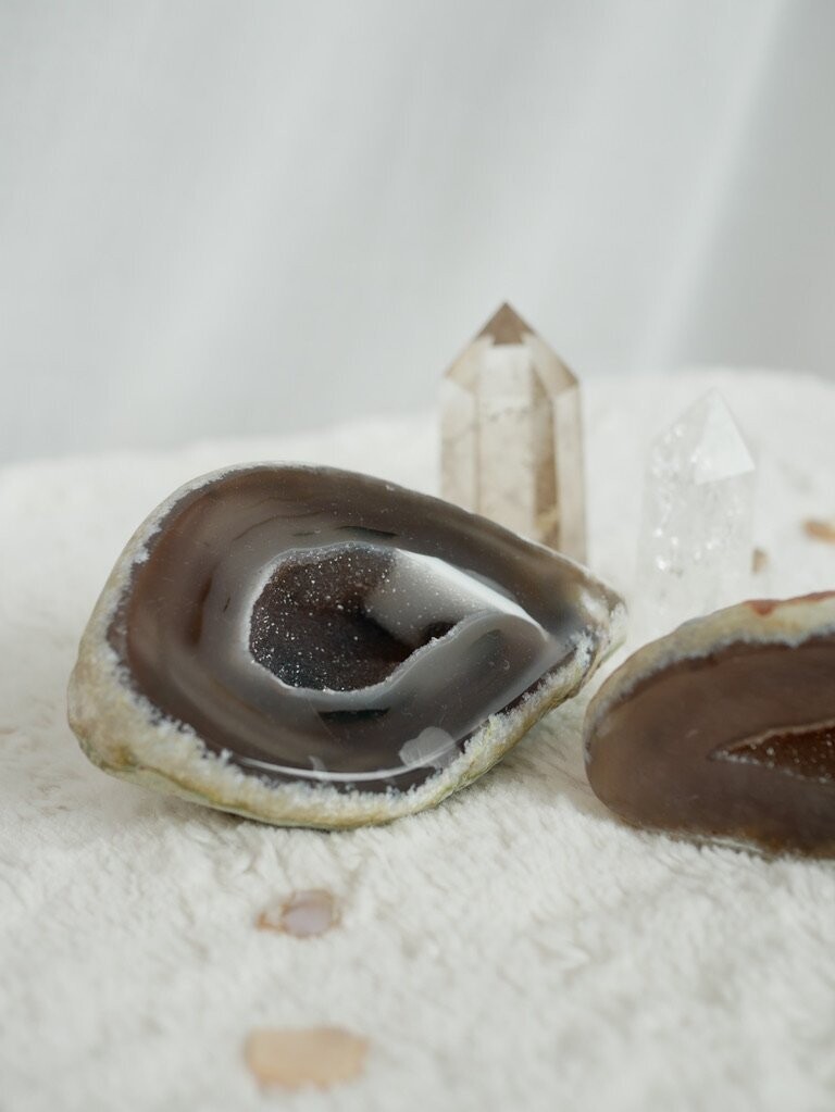 Agaat geode groot