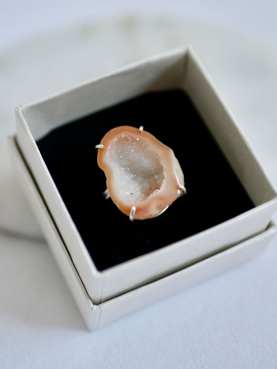 Edelsteen ring Agaat | Zilver