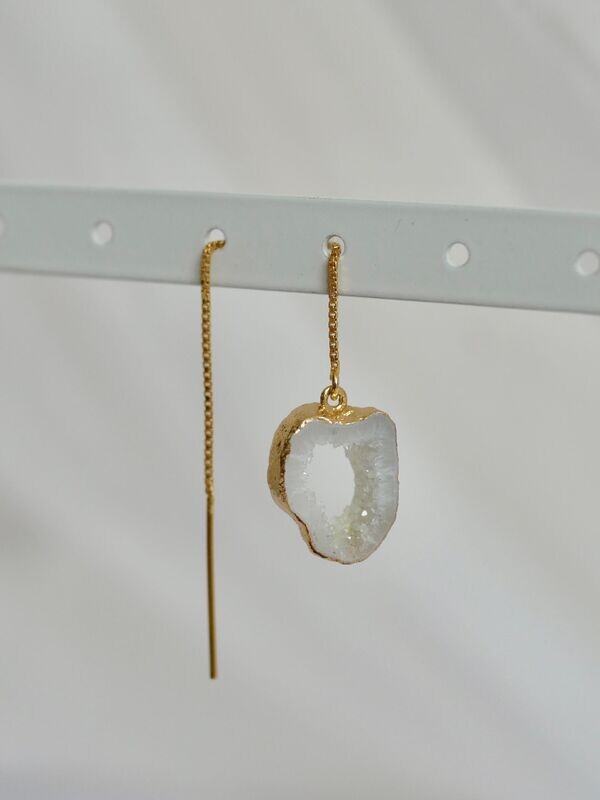 Oorbel Agaat | Goud