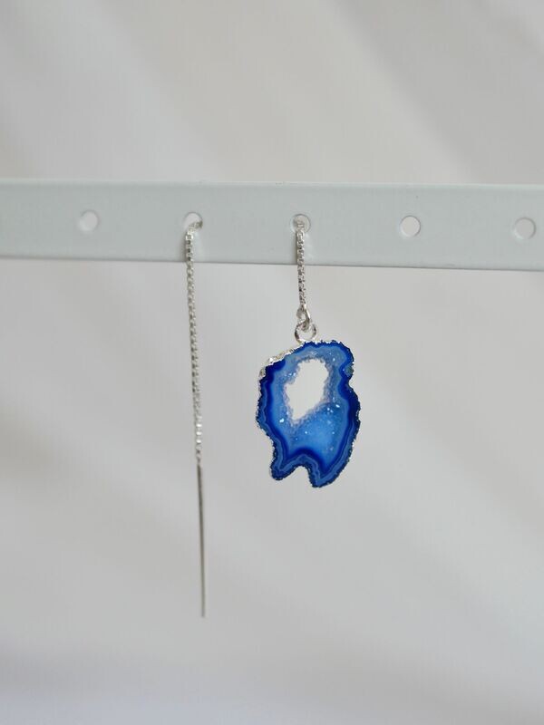 Oorbel Agaat | Zilver