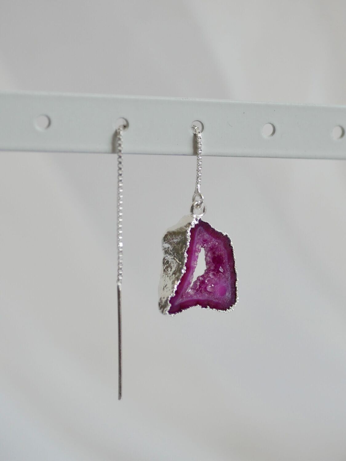 Oorbel Agaat | Zilver