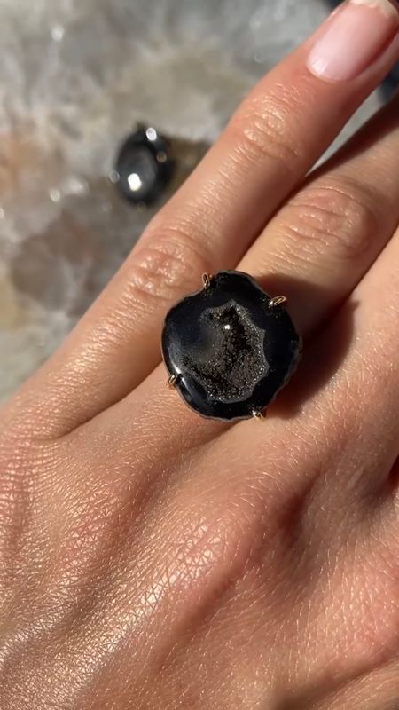 Edelsteen ring Agaat | Goud