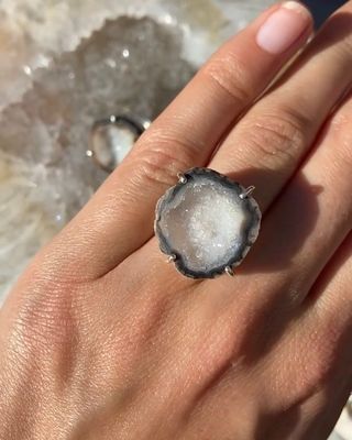 Edelsteen ring Agaat | Zilver
