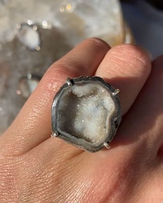 Edelsteen ring Agaat | Zilver