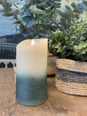 Bougie en cire flammes réaliste - eucalyptus Bougie en cire flammes réaliste - eucalyptus