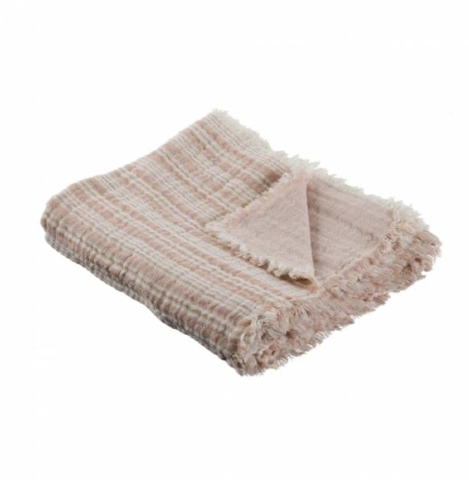 Plaid été en coton gaufré