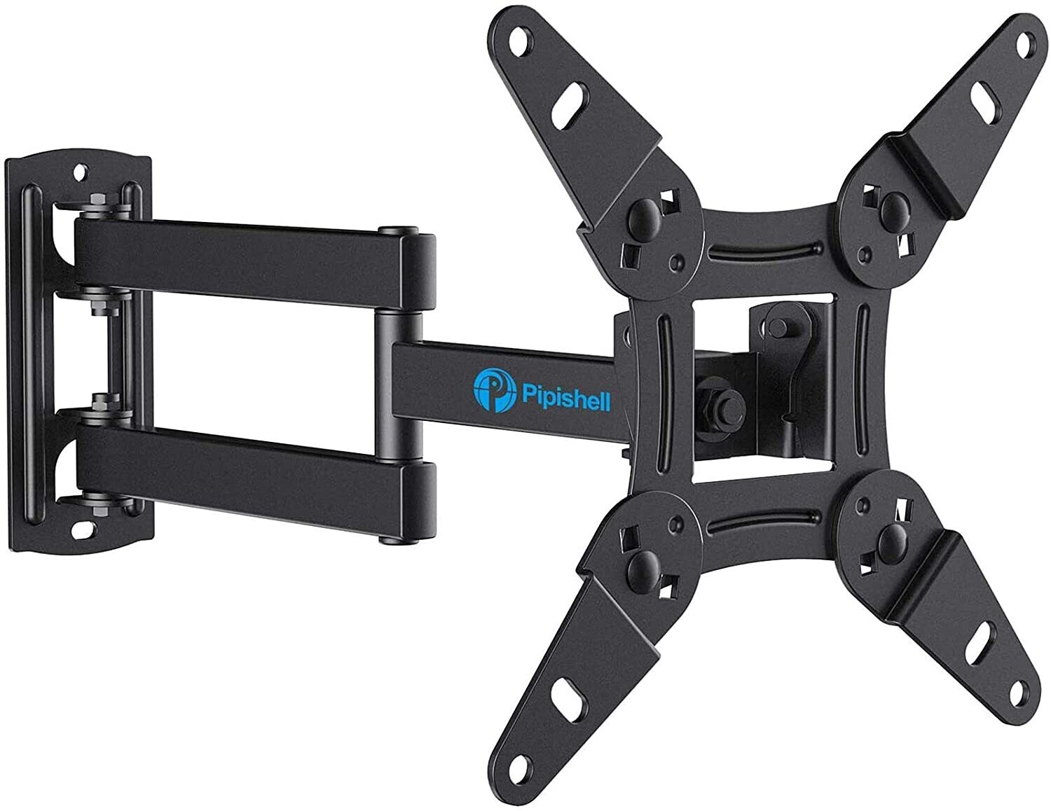 Full Motion TV Monitor Wall Mount Bracket Articulating Arms Swivels Tilts  Extension Rotation for Most 13-42 Inch LED LCD Flat Curved Screen TVs &  Monitors, Max VESA 200x200mm up to 44lbs by