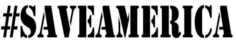 Save America WHITE Vinyl Decal Bumper Sticker